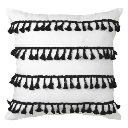 tassel-square-cushion-black